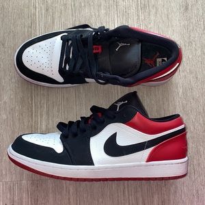 Jordan 1 Low Black Toe
